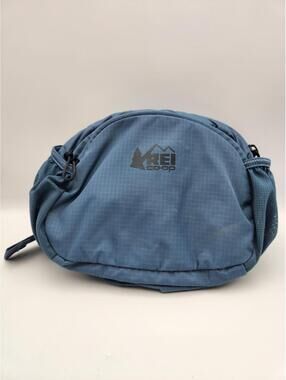 REI Co-op Blue Ripstop Fanny Pack Waist Bag Hiking Climbing Outdoor Pockets Q4